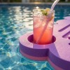 Waterproof EVA Floating Mahjong Table with Built-in Cup Holders Portable