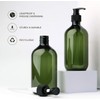 Yebeauty Empty Pump Bottle Dispenser, 17oz/500ml Lotion Soap Shampoo Pump