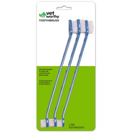 Vet Worthy Toothbrushes for Dogs (Set of 3)