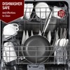 LOLYKITCH 8.5 Inch Tri-ply Hybrid Stainless Steel Non-Stick Sauté Pan