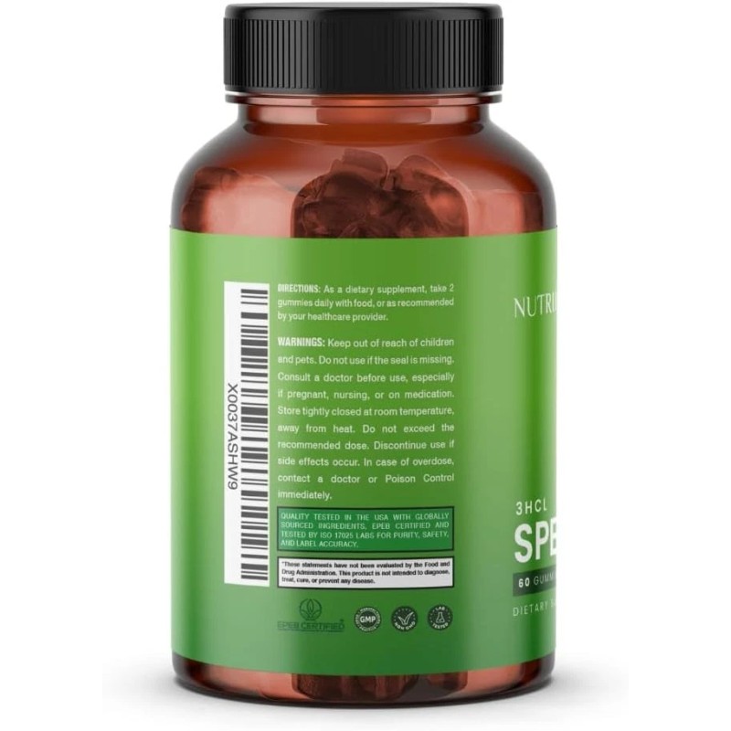 Nuttriissa Nutriissa Spermidine 3HCL 60 Gummies Apple Flavor NEW!!!