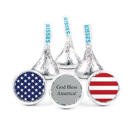 Patriotic Flag 3/4" Stickers (324 Stickers)