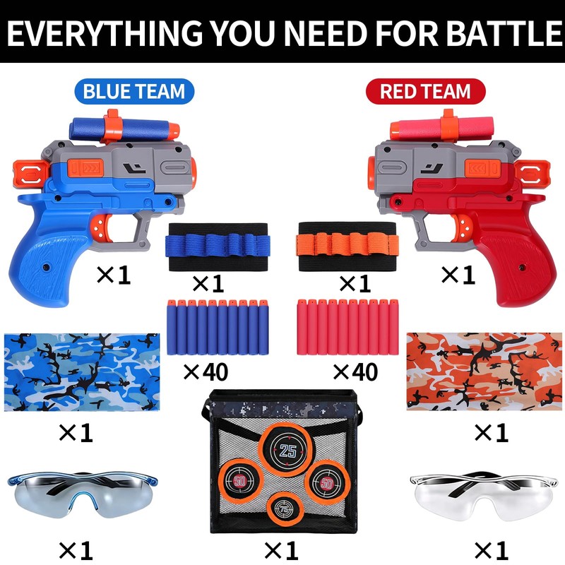 JWXTOYGDCN Gun Target Practice Set for Ages 6+, Fits Nerf