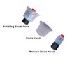 TorSor 3 Pack Water and Foam Nozzle Tips Head Replacement