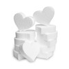 FoamGoods.Co 3-Inch Foam Hearts (12-Pack) USA Made 1-Inch Thick Heart
