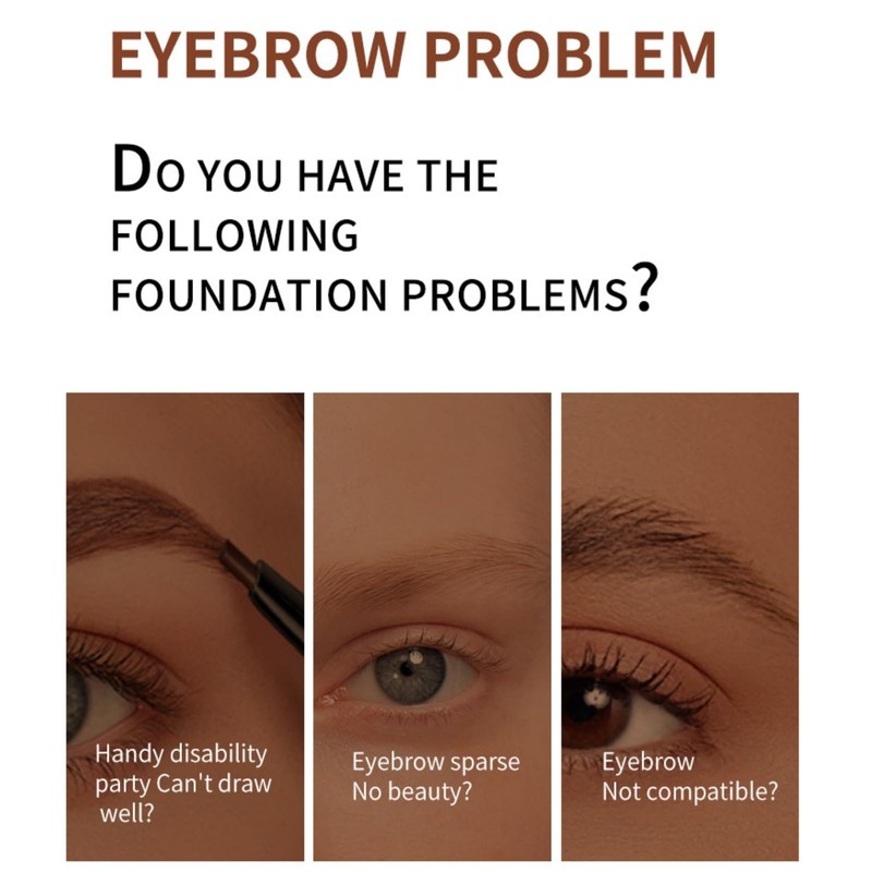 Semi-Permanent Colour Eyebrow Dye,Anti Sm/udge Eye-Brow Gel,Waterproof Long-Lasting Natural Eye