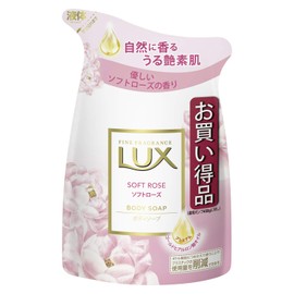 LUX Body Soap, Soft Rose, Refill, Pink, 10.6 oz (300 g)