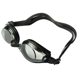 Rosa Schleife Swim Goggle, Large Swimming Goggles with Anti-Fog and UV Protection Clear Lens for Adult Men Women Indoor Outdoor Ocean Swimming Goggles(Black)