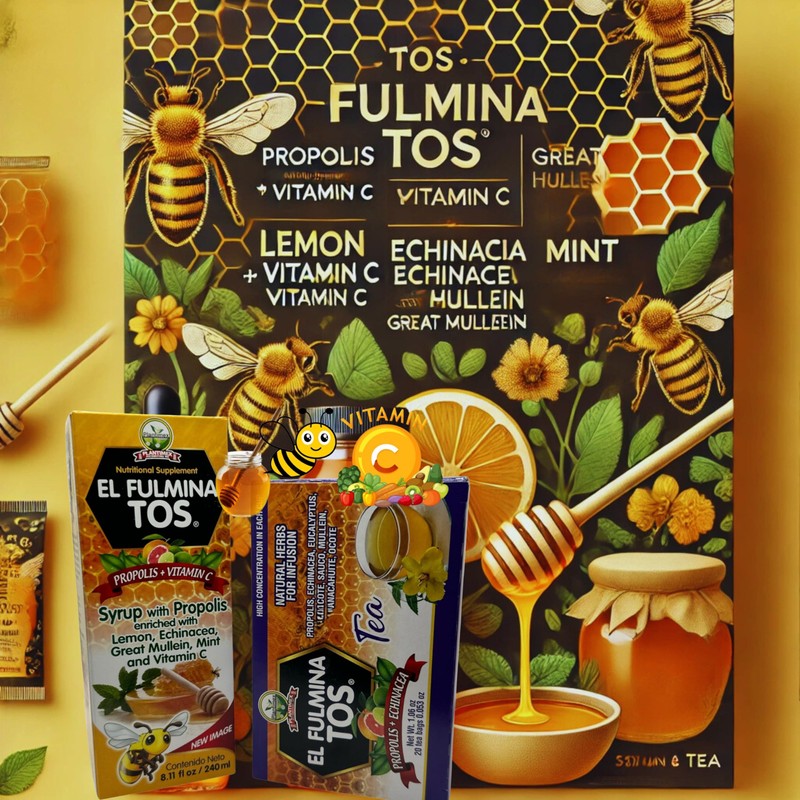Fulmina tos TE (20 tea bags) W/Mullein, Propolis, Echinacea, Eucalyptus
