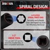 JEUCLEL 5PCS Twist Socket Set, 12.5 mm 1/2 inch Drive
