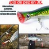 4 Señuelos De 43g Kit Pesca Superficial Mar Playa Río