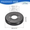 sourcing map 2Pcs Wall Split Pipe Flanges, 0.59" Thick Plastic
