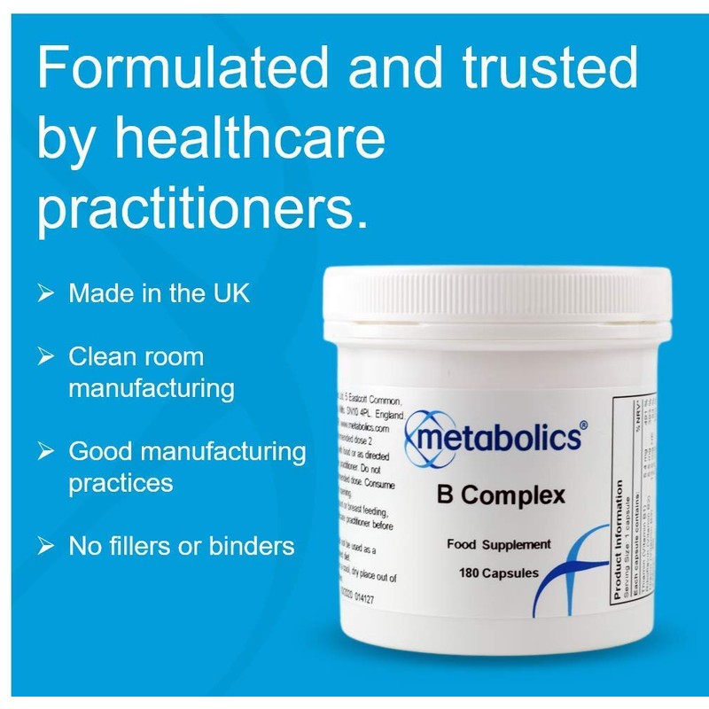 Vitamin B Complex Capsules — Contains Vitamin B12 Methylcobalamin &