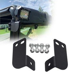 Samman Rear Roof Pillar Roll Cage Bar Reverse LED Backup Light Pod Mounting Brackets Compatible with 2013-2020 Polaris Ranger Full Size