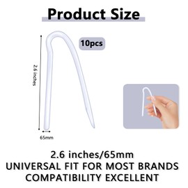 FEXPDL 10pcs Hearing Aid Tubes Hearing Aid Tubes Replacement NHS Hearing Aid Tubes NHS Soft Flexible PVC BTE Earmold Hearing Aid Tubing Replacement Hearing Amplifiers Ear Tubes for Hearing Aids