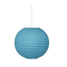 Unique Party 63213 - 25cm Round Teal Paper Lantern