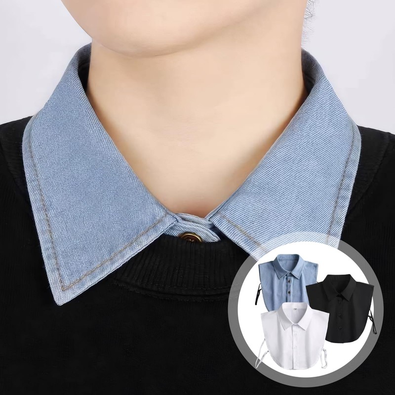 Anmahe Faux Collar Women 3 Pcs Collars for Women,Fake Collar