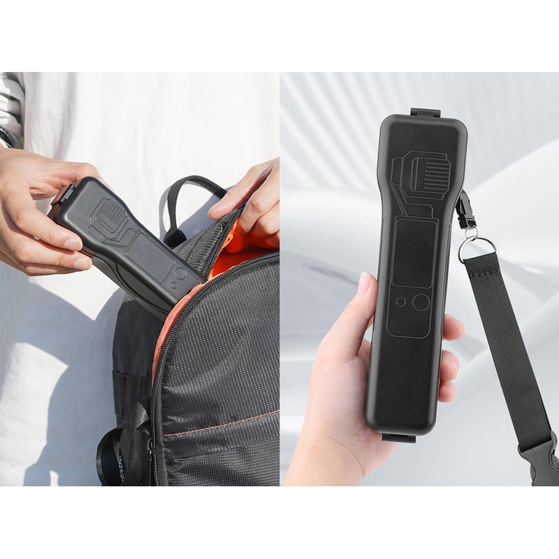 SHEAWA DJI Osmo Pocket 3 Case + Neck Strap Storage