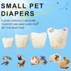 2PCS Small Pet Diapers,Guinea Pig Diapers,Reusable Squirrel Diapers,Washable,Specially Designed for
