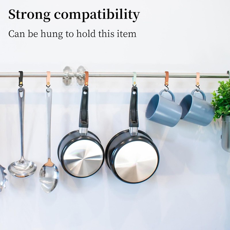 Pack of 20 Hooks for Clothes Rail, S Hooks with