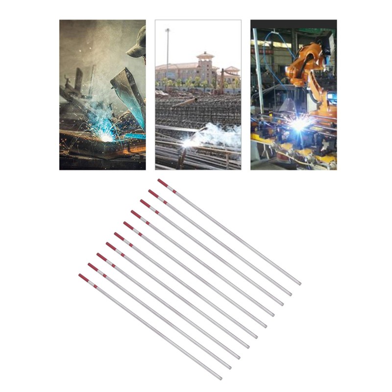 10PCS Cerium Tungsten Electrodes Kit 150mm Argon Arc Welding Tip