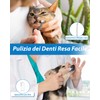 Lullu 14 Kit Pulizia Denti Cane, Ablatore Tartaro Ultrasuoni Cani