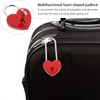 Baluue Love Lock Heart Padlock with Key, 45mm Keyed Padlocks