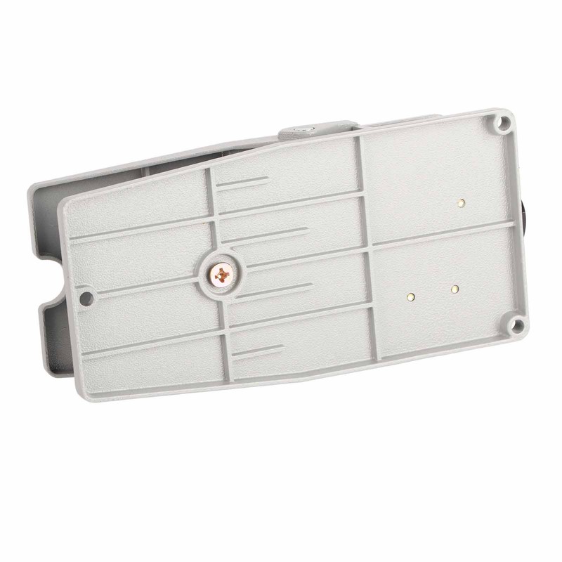Foot Switch Nonslip Aluminum Shell Momentary Pedal Silver Contacts LT3