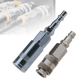 Xiciki 4 Pcs Air Fittings Conversion Set, PCL Air Line Connectors, Air Fitting Converter Adapter 1/4 Inch BSP Male Air Line Hose Fittings, Euro & PCL Adapter for Industrial & Home Use