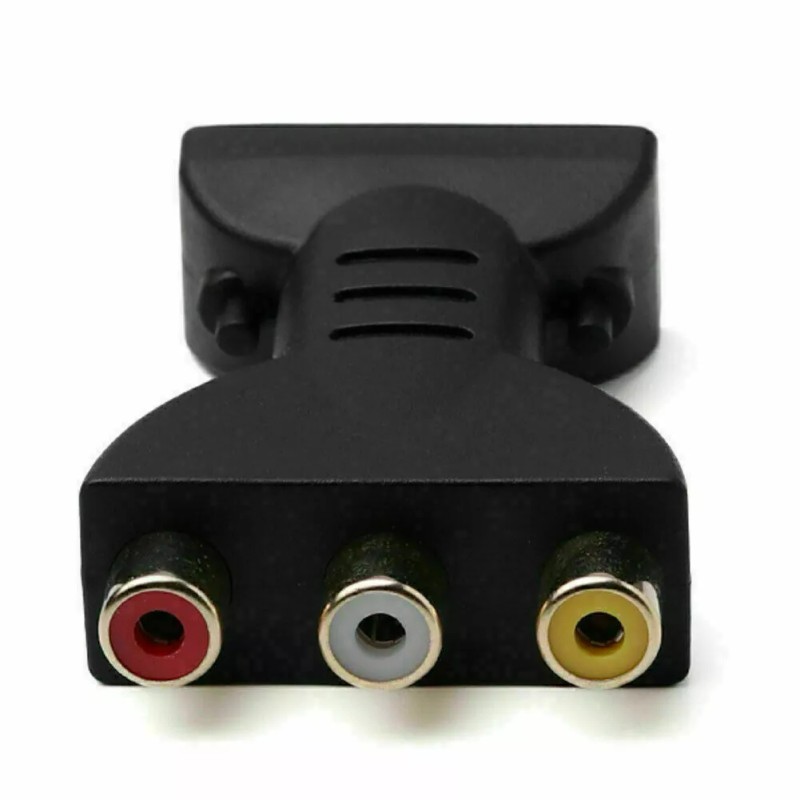 HDMI Male to 3 RCA Female Composite AV Video Audio
