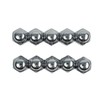 JZGRDN 10PCS M12-1.25 Acorn-19mm Hex, 24mm Wheel Nut 611-076 Compatible
