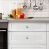 Msyxl 4 Pack Vintage Wild Flowers Cabinet Knobs Round 1-1/4