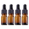 G&Y graduated aroma essence dropper bottle 5ml, 4 pcs., brown / 지앤와이 눈금 아로마 에센스 스포이드 공병 5ml, 4개, 브라운