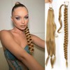 3 in1 Braid Pontail Hair Extension for Girls,Long Ponytail Hair