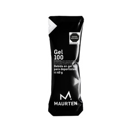 Maurten Gel 100 | Gel energético | Paquete de 12 x 40 g (25 g de carbohidratos) | Tecnología de hidrogel | Nutrición deportiva