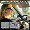 Left Driver Sun Visor Compatible with Chevy Cruze 2011-2019, Replacement
