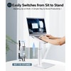 supamir Adjustable Laptop Stand for Desk, DJ Laptop Riser, Standing