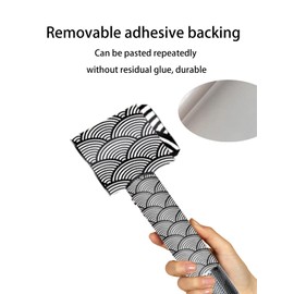 Hair Dryer Sticker for Laifen SE Hair Dryer,Scratch and wear Resistant，Heat and Water Resistant, Perfect fit,Wave Pattern Set