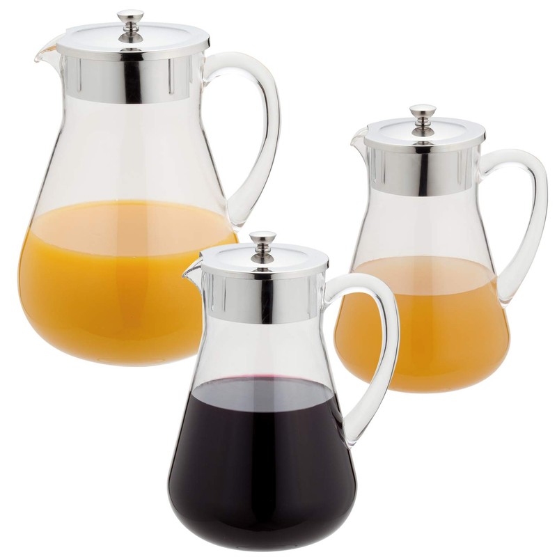 三宝 Industrial Pitcher Clear with Silver 3000cc Water Pot St