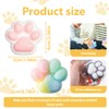 HAMKU Pack of 4 Cat Paw Squishy Stress Toy Cat