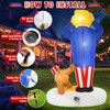 Boveco 6FT 4th of July Inflatable Patriotic Independence Day with