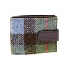 Glen Appin Harris Tweed Wallet (Col. 15 Blue Check)