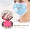0.9in Diffuser Face Cover Clips Hollow Stainless Steel Magnetic Aromatherapy