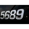 Boat & Jetski Registration Numbers - Domed/Raised Decal (16 Pcs)