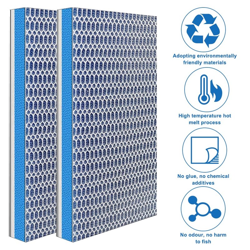 ATMWM Pack of 2 8D Filter Wadding Aquarium, 20 x