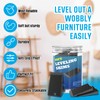 Furniture Levelers, 32 Piece Jar 2“, Rubber Shims for Leveling,