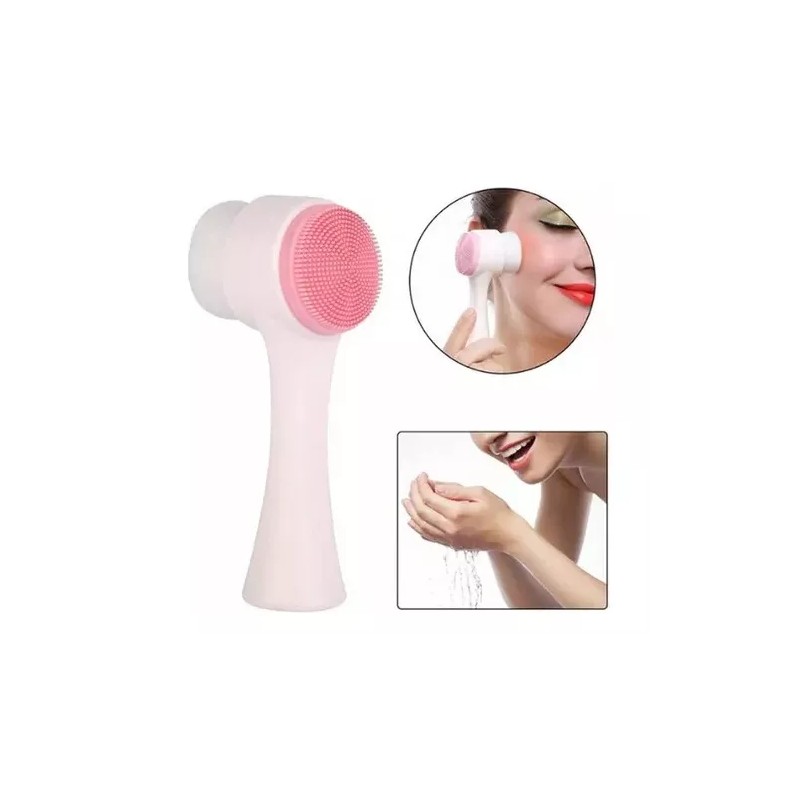 Mafab Duo Cepillo Limpieza Facial Doble Cara Manual Exfoliante F