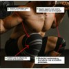 Kit Vendas Para Rodilla Knee Wraps + Coderas +muñequeras Gym