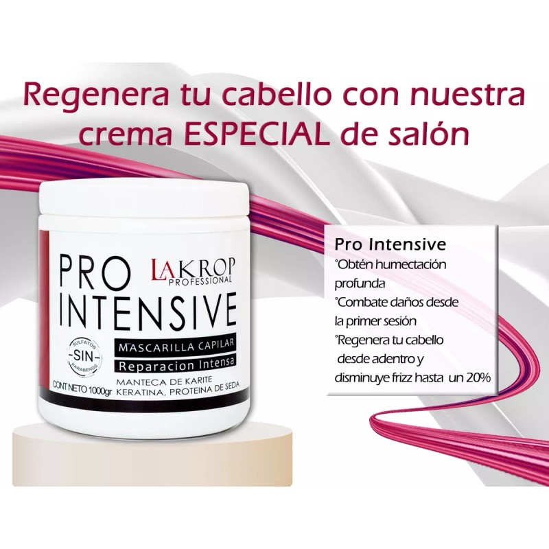 LaKrop Professional Tratamiento Hidratante Reparacion Cabello Liso O Rizado