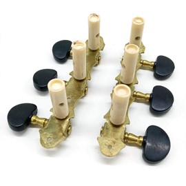 Nagoyuki Left Right Classical Guitar String Tuning Pegs Machine Heads Tuners Keys 3L3R Professional Guitar Accessories,Black